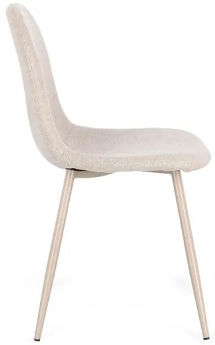 Sedia Da Pranzo Per Interni New Irelia Tortora E Beige Bizzotto