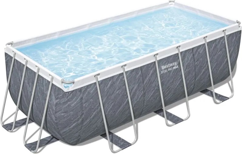 Bestway 56932-7 Piscina base fuori terra Steel Pro Max da 412x201x122 cm