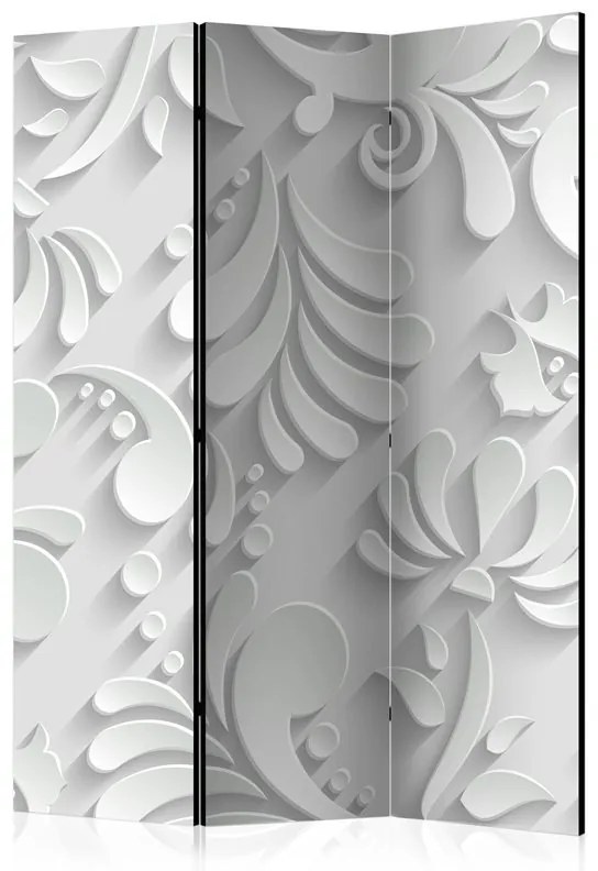 Paravento  Room divider – Plan motif I  Colore bianco e nero, Dimensioni e Misure 135x172