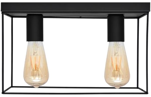 Plafoniera FINN 2xE27/15W/230V nero