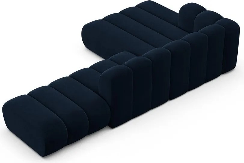 Divano angolare blu scuro ad angolo sinistro Lupine - Micadoni Home