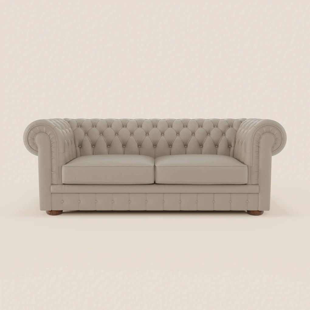 Chester – Divano Chesterfield in vera pelle spessorata 2 e 3 posti