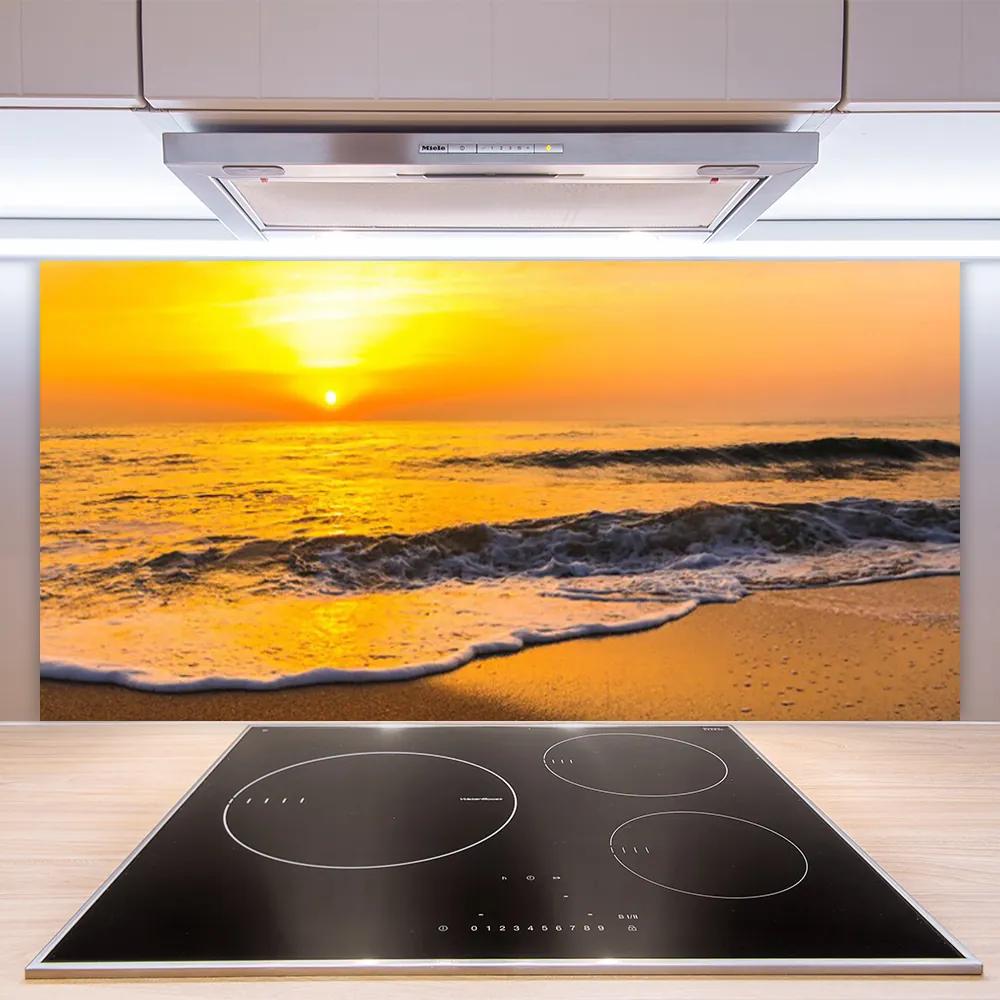 Pannello cucina paraschizzi Paesaggio marino 100x50 cm