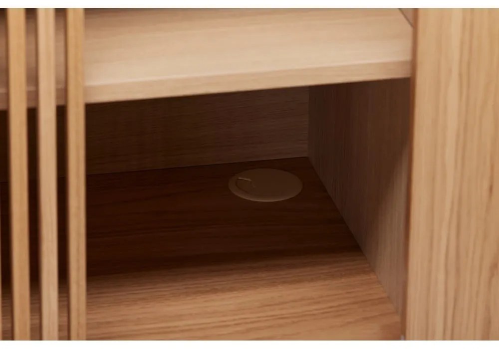 Cassettiera bassa in rovere naturale 188x75 cm Ende - Woodman