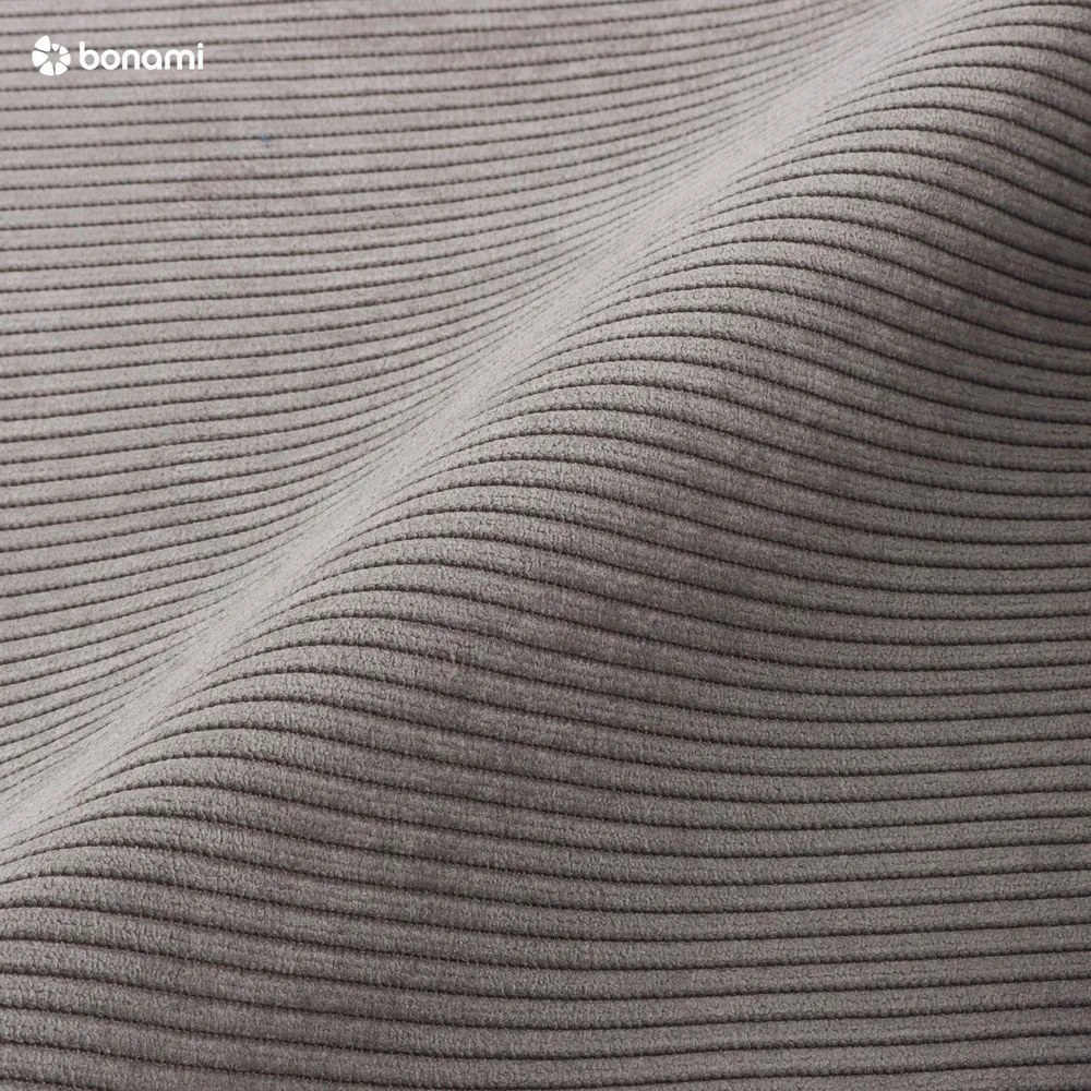 Sedie da pranzo in set grigie in imbottito a dondolo 2 pz Ridge Kink Rib – Zuiver