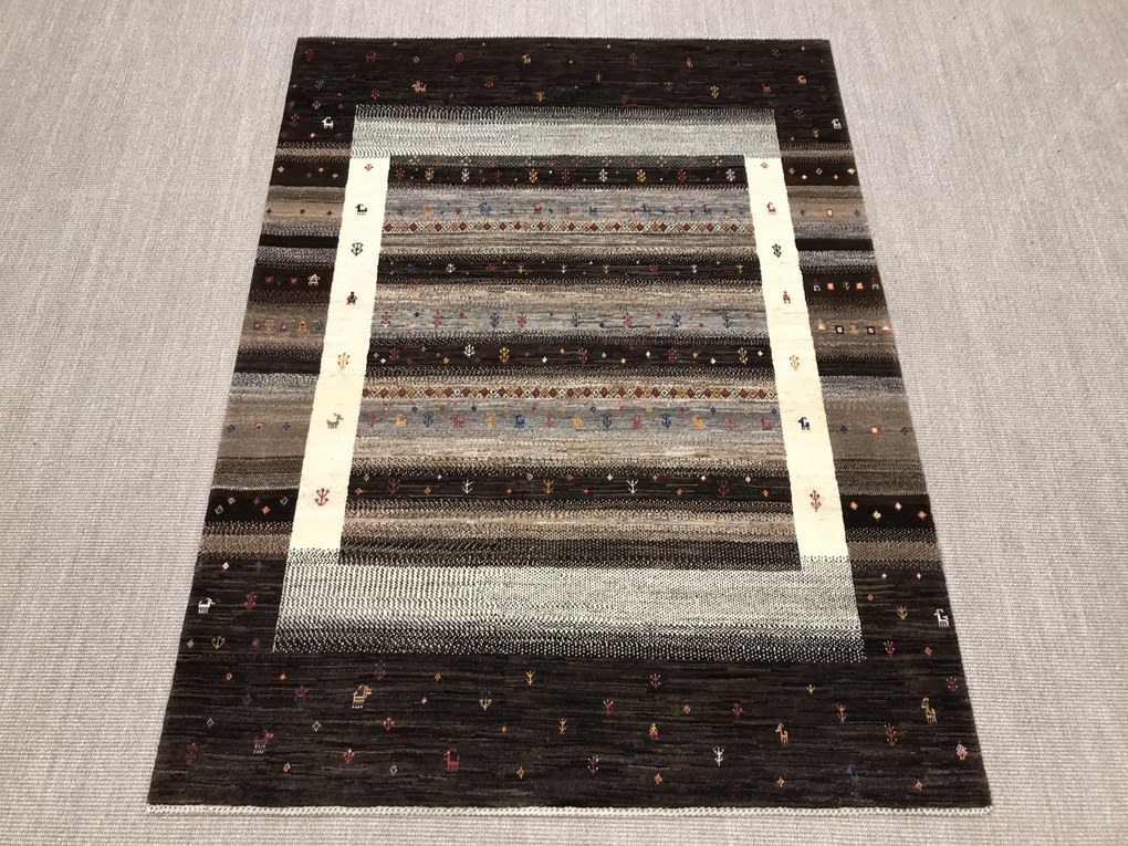 Loribaft Tappeto persiano 150 x 210 Marrone (Iran) Annodato A Mano