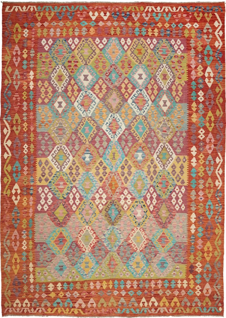 Kilim Tappeto 350 x 250 (Pakistan) Tessuto A Mano