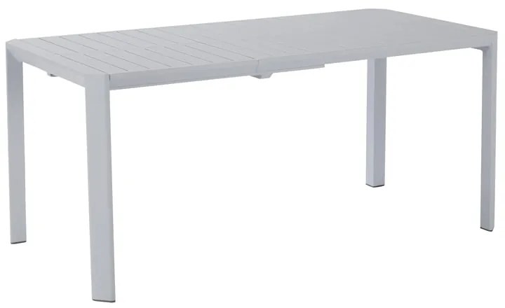 Tavolo da giardino allungabile Idaho NATERIAL in alluminio grigio per 6 persone 110/162x82cm