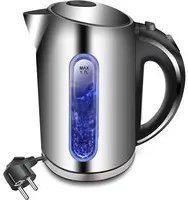 Bollitore Acqua Elettrico 1,7 Litri In Acciaio Inox 2200W Spina Schuko 16A Moderno