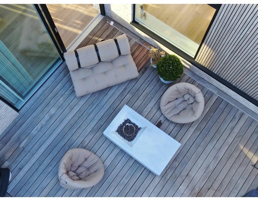 Design OUT™ Nido White Outdoor Sofa Chair Out Niddo - Karup Design