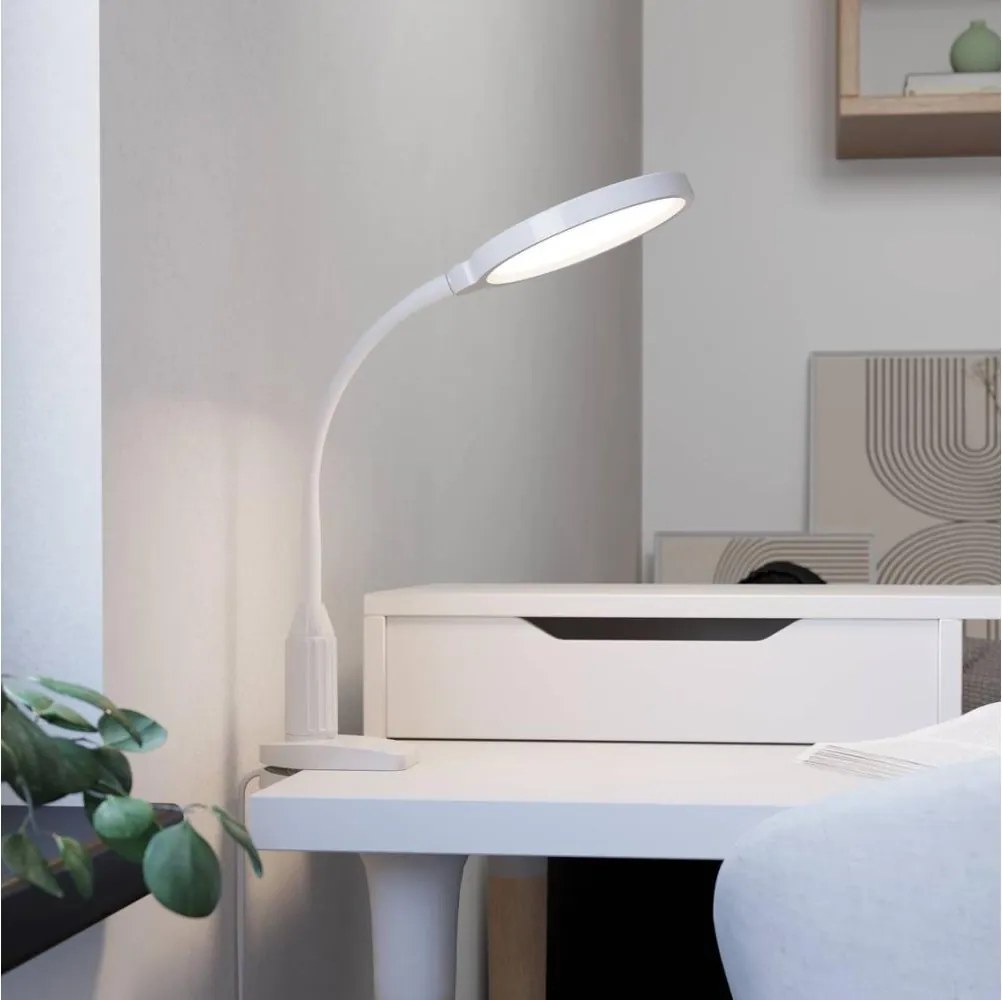Eglo 902177 - Lampada LED dimmerabile con clip LAURO LED/5,5W/230V 2700/4000/6500K bianca
