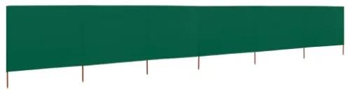 Paravento a 6 Pannelli in Tessuto 800x120 cm Verde