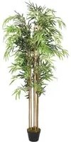 Albero Bamb Artificiale 500 Foglie 80 cm Verde 358984