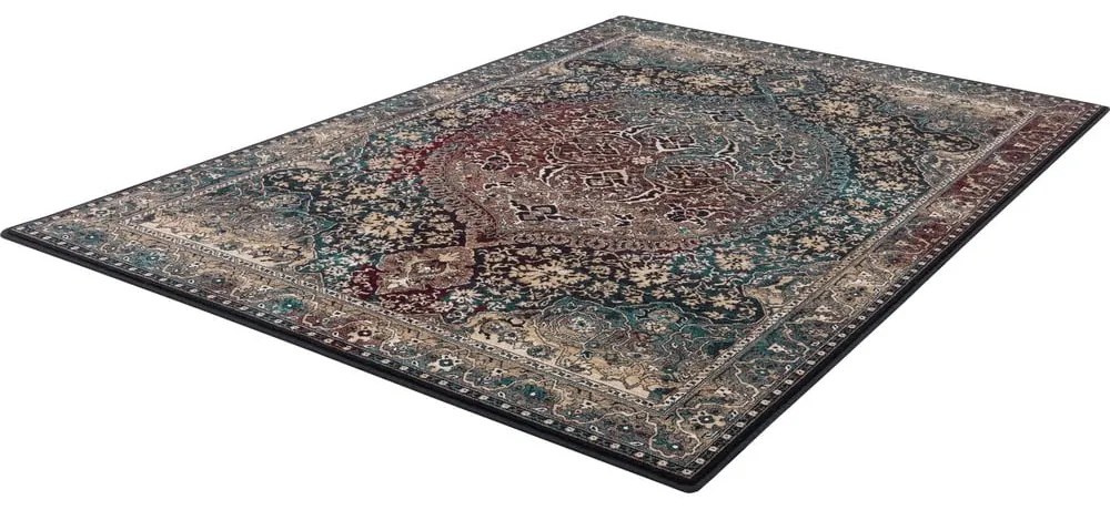 Tappeto in lana verde scuro 160x240 cm Ava - Agnella