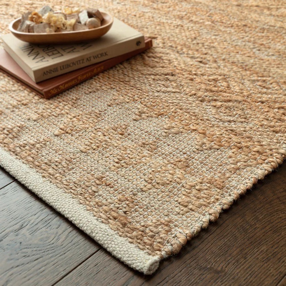 Tappeto tessuto a mano con juta in colore naturale 200x290 cm Asher Natural - Asiatic Carpets