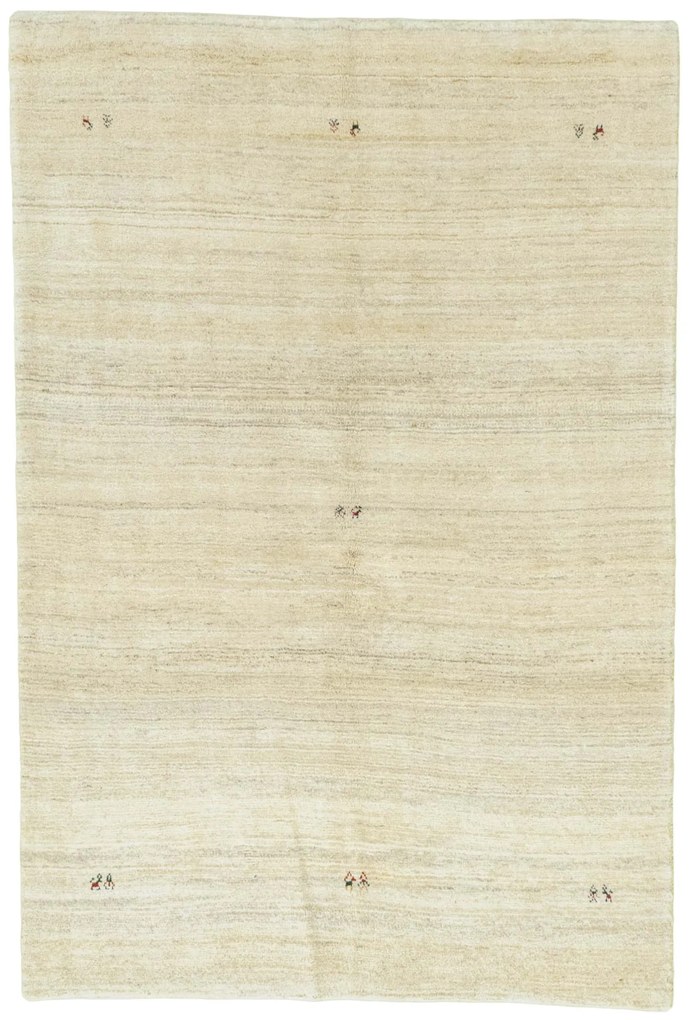 Gabbeh Tappeto 170x250 Beige (Iran) Annodato A Mano