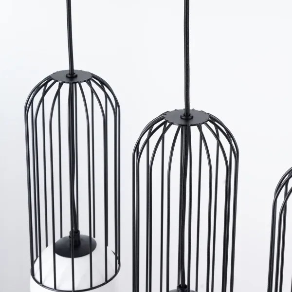 Sollux SL.1334 - Lampadario a sospensione con filo BRINA 3xG9/8W/230V nero