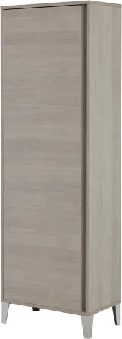Colonna da bagno portascope 60x180 cm in legno a 1 anta WORLD Rovere Chiaro