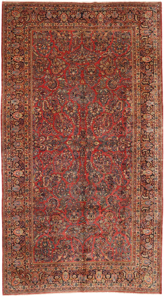 Sarouk Tappeto persiano 540 x 290 (Iran) Annodato A Mano