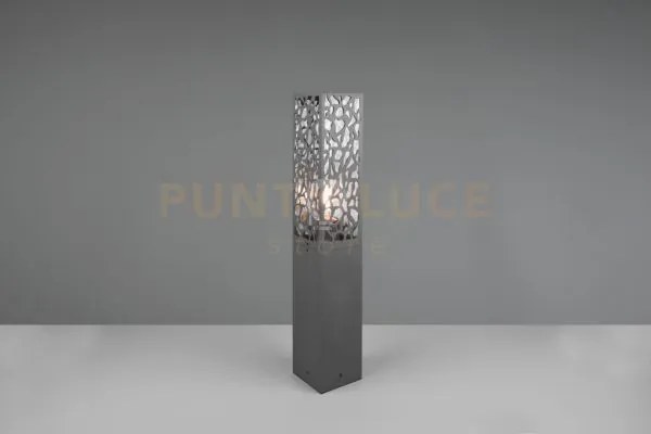Cooper palo da esterno antracite h. 60cm ip44 1 luce attacco e27