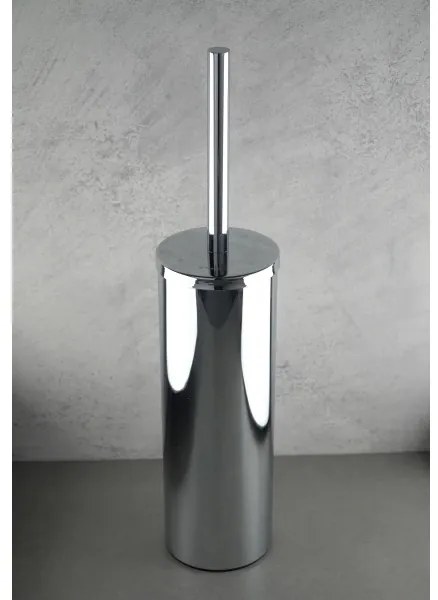 Deante ADR_0712 - Scopino da bagno rotondo indipendente, cromato lucido