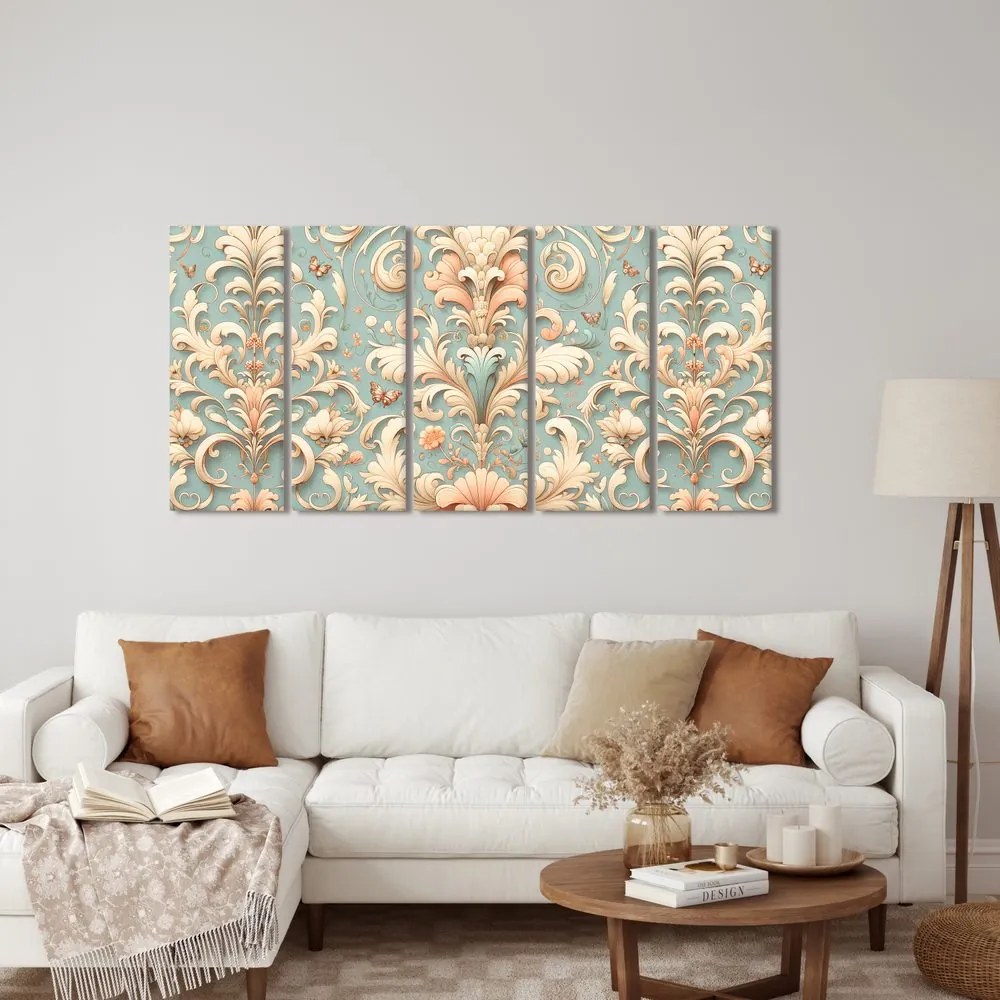 Quadri 5 pezzi – Ornamenti vintage