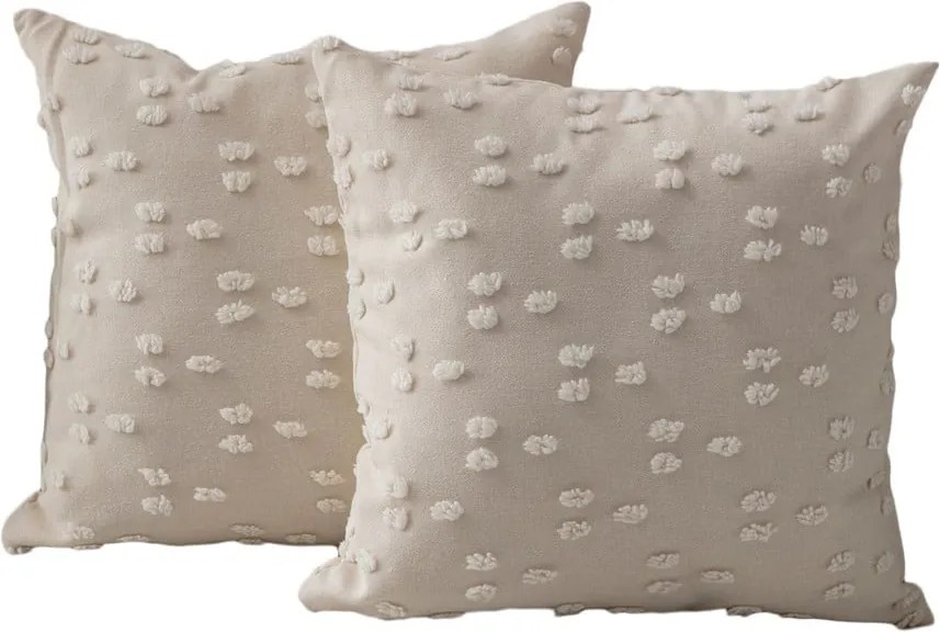 Federe decorative in set 2 pz 43x43 cm Tuffet – Mioli Decor