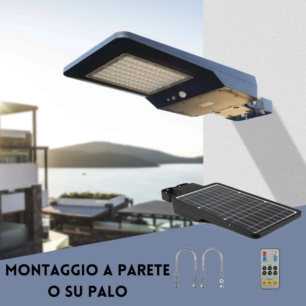 Lampione ad Energia Solare 6000 Lumen