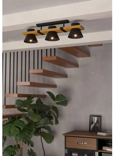 Eglo 43955 - Plafoniera MACCLES 3xE27/15W/230V