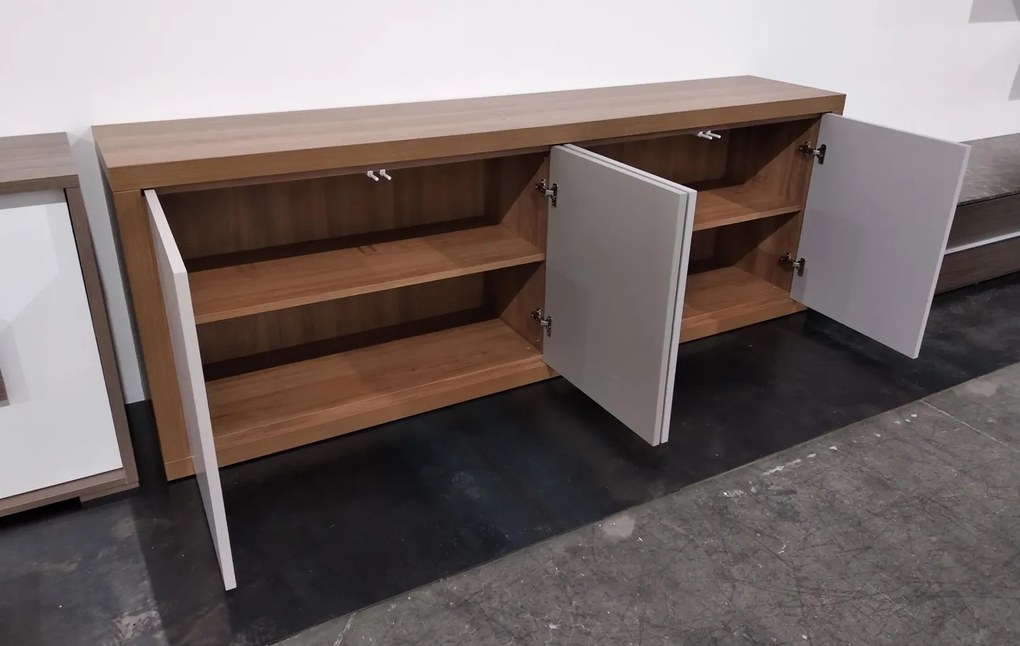 Madia Nera Four 4 ante Laccata NERO lucido