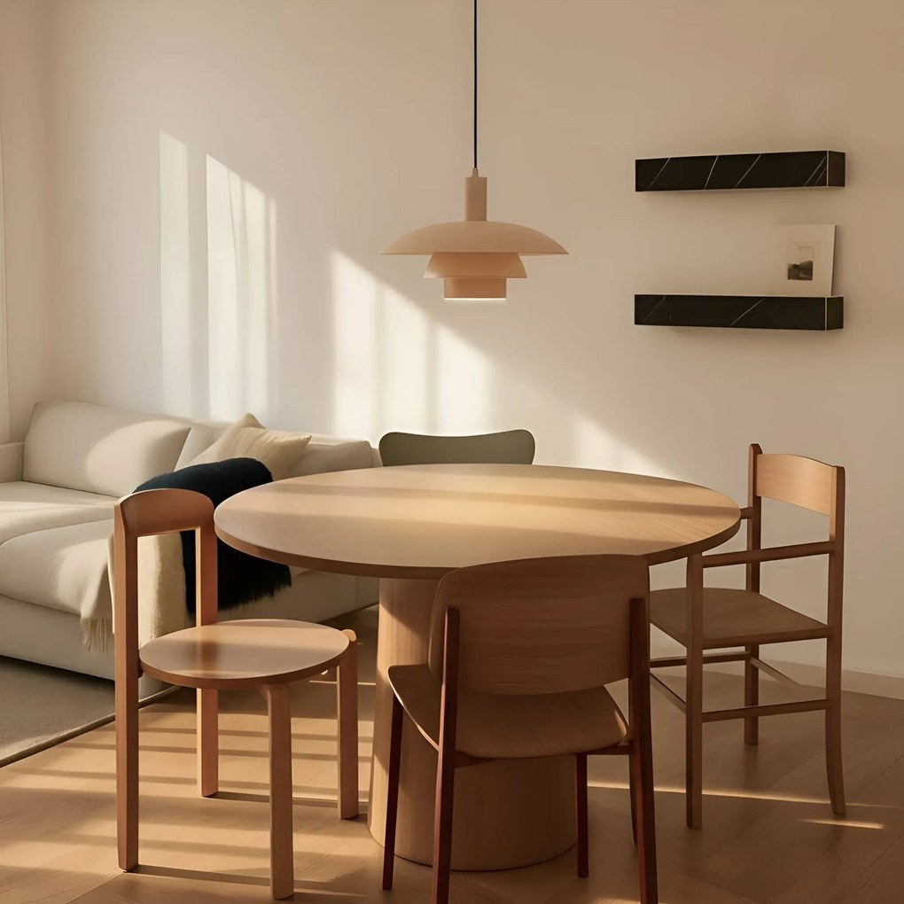 Lampada a sospensione Elorri Lindby, dimmerabile, Crema / Ambra, Soggiorno / Sala da pranzo, Metallo, Moderno, Lampada a sospensione