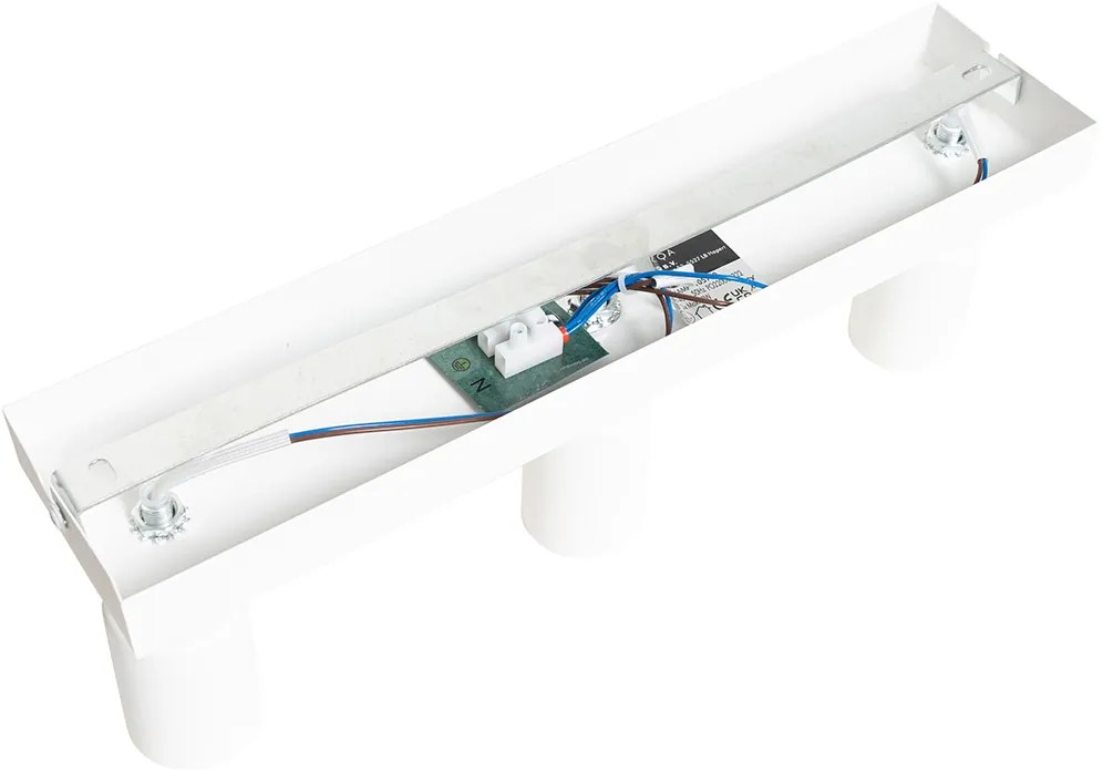 Faretto moderno bianco rettangolare 3 luci - Facil