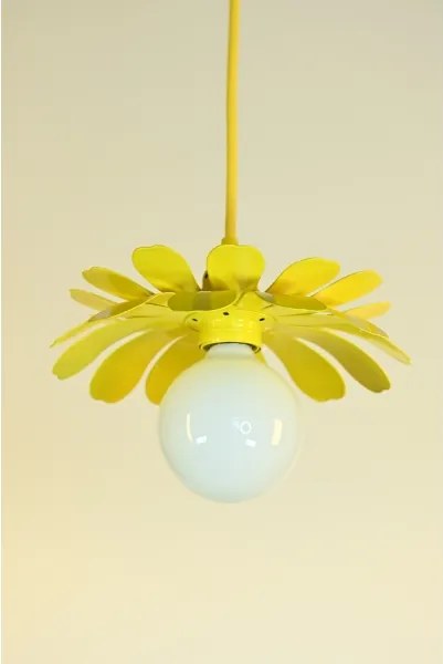Bohemia-Design - Lampada a sospensione con cavo 1xE27/60W/230V gialla