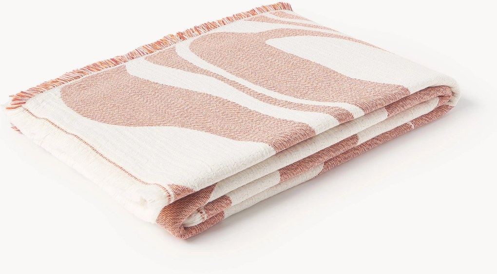 Coperta jacquard con frange Rui