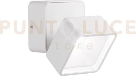Omega square applique da esterno ip54 led 7w  610lm  4000k bianco