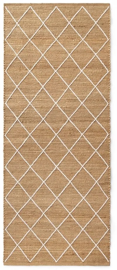 Passatoia di colore naturale in iuta tessuta a mano 80x200 cm Kunu – Hanse Home