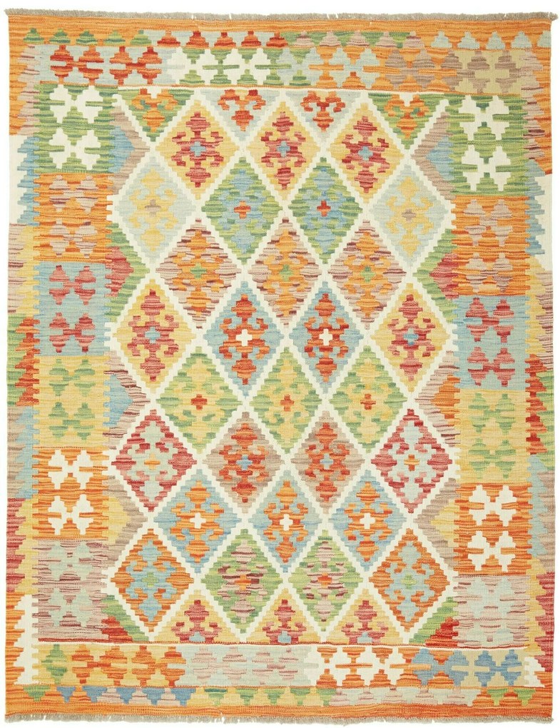 Kilim Tappeto 150 x 190 (Pakistan) Tessuto A Mano