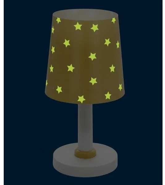 Dalber 82211A - Lampada per bambini STAR LIGHT 1xE14/40W/230V giallo