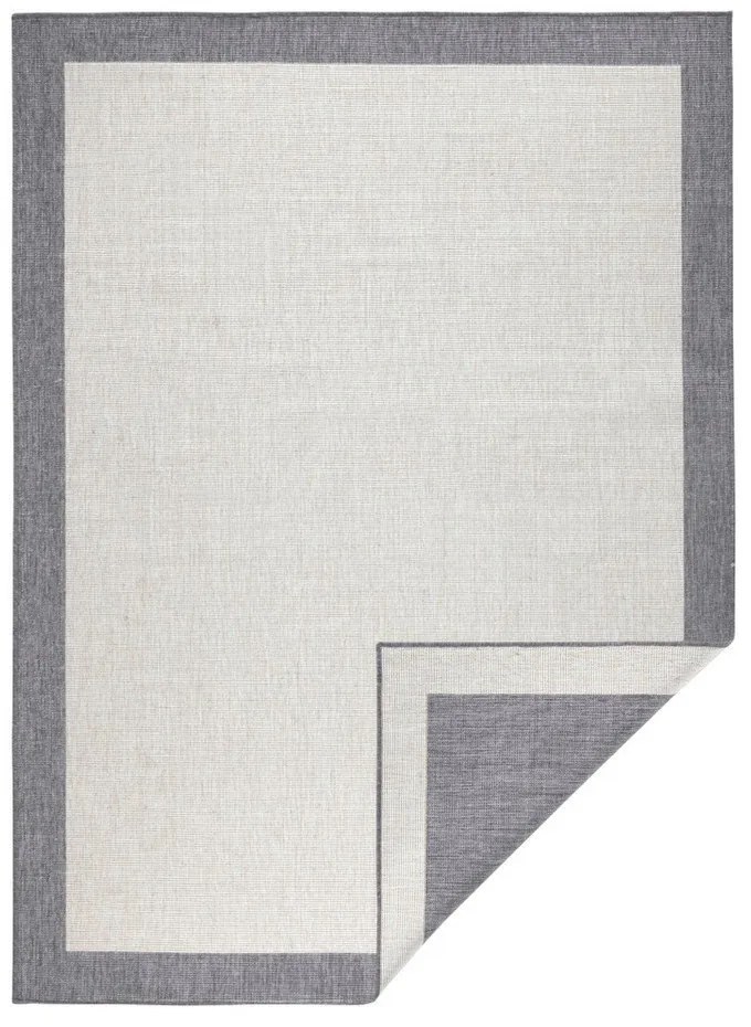 Tappeto da esterno grigio e crema , 80 x 250 cm Panama - NORTHRUGS