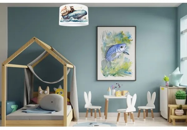 Plafoniera per bambini OCEAN 1xE27/60W/230V