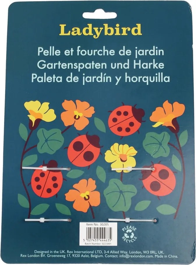 Piccoli attrezzi da giardino in set da 2 Ladybird - Rex London