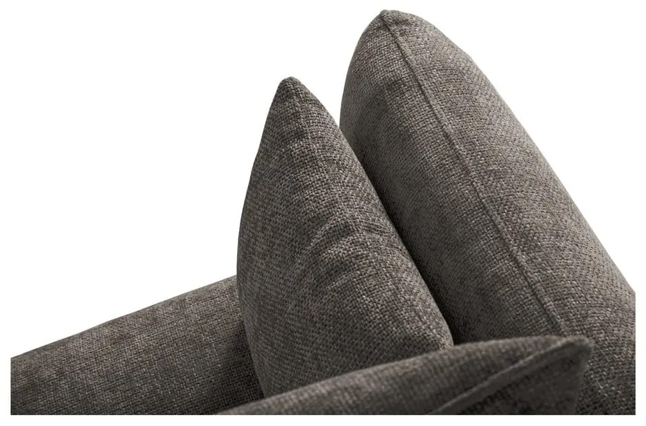 Divano angolare grigio (angolo destro) Matera - Cosmopolitan Design