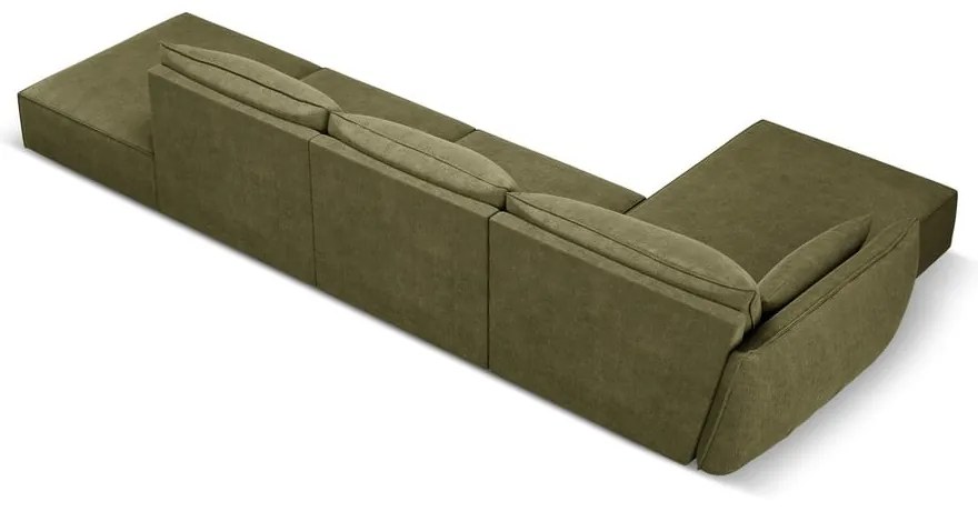Divano angolare verde (angolo sinistro) Vanda - Mazzini Sofas