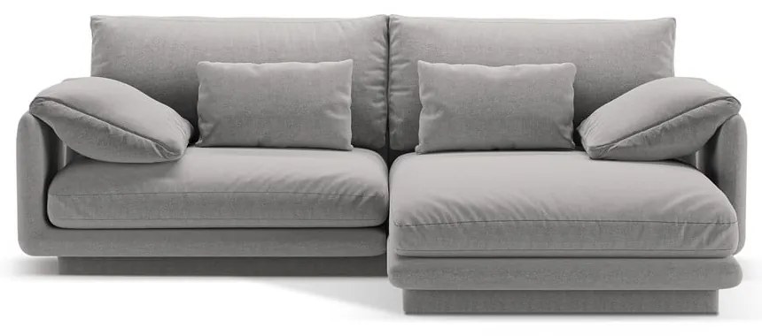 Divano angolare grigio chiaro (angolo destro) Torino - Micadoni Home