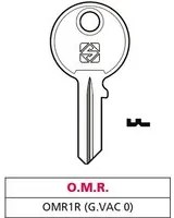 Silca chiave ottone omr1r (g. vac 0) o.m.r. (20 pezzi) - Silca