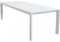 Tavolo Allungabile Houston 135/180x80x75 h cm in Alluminio Bianco