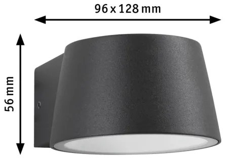 Paulmann 94713 - LED/6W IP44 Applique da esterno CAPERA 230V
