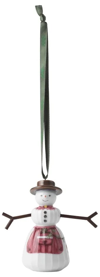 Decorazione per albero di natale in porcellana dipinta a mano ø 4,5 cm Hammershøi Snowwife – Kähler Design