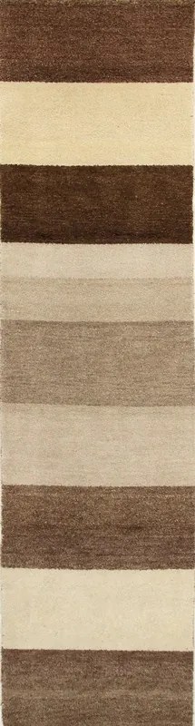 Gabbeh Tappeto orientale 300 x 80 Beige (Indian) Annodato A Mano