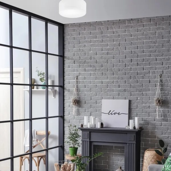 Plafoniera SIRJA DOUBLE 2xE27/15W/230V diametro 35 cm bianco